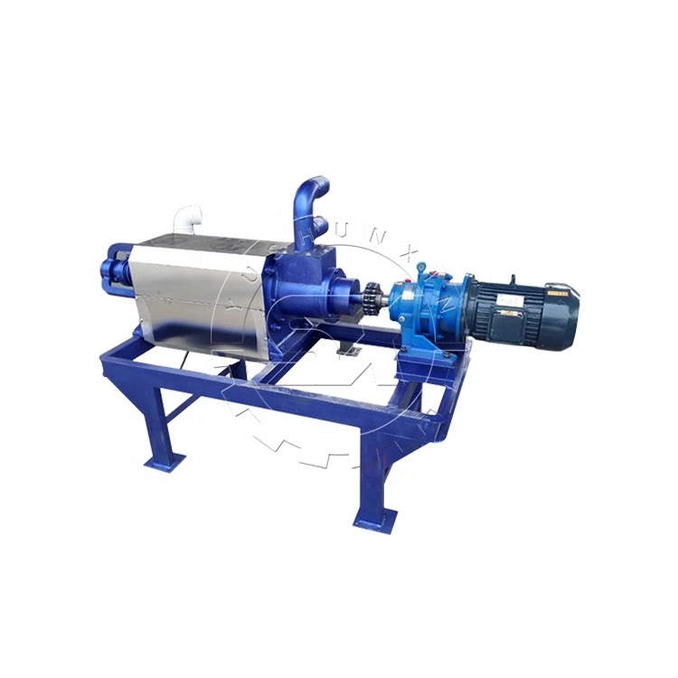 solid liquid manure separator / cow slurry dewatering machine / chicken dung dewater machine