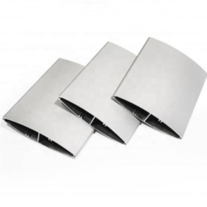 Sun Shade Aluminum Door Louvers Section Office Windows Blind Profile Aluminum Airfoil Extrusion