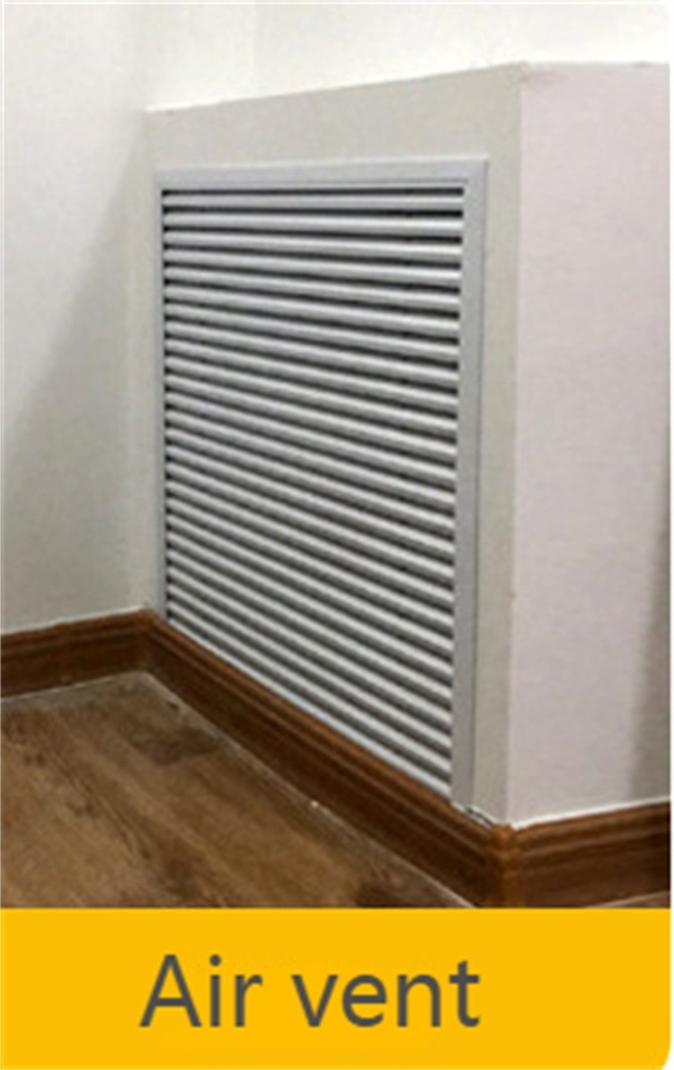 Sun Shade Aluminum Door Louvers Section Office Windows Blind Profile Aluminum Airfoil Extrusion