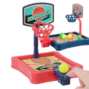 Kids Indoor Mini Portable Parentchild Interactive Machine Finger Shooting Catapult Basketball Court Desktop Board Game Toys