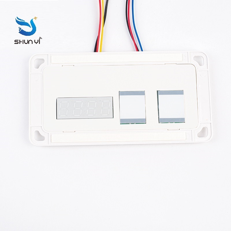 Smart Bathroom Mirror 12V Led Light Time Temperature Dimmable  Touch Sensor Switch With Defogger