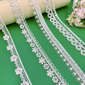 2023 Custom Wholesale Design White Shiny Milky Laces Sequin Embroidery French Mesh Lace Fabric Trim Material