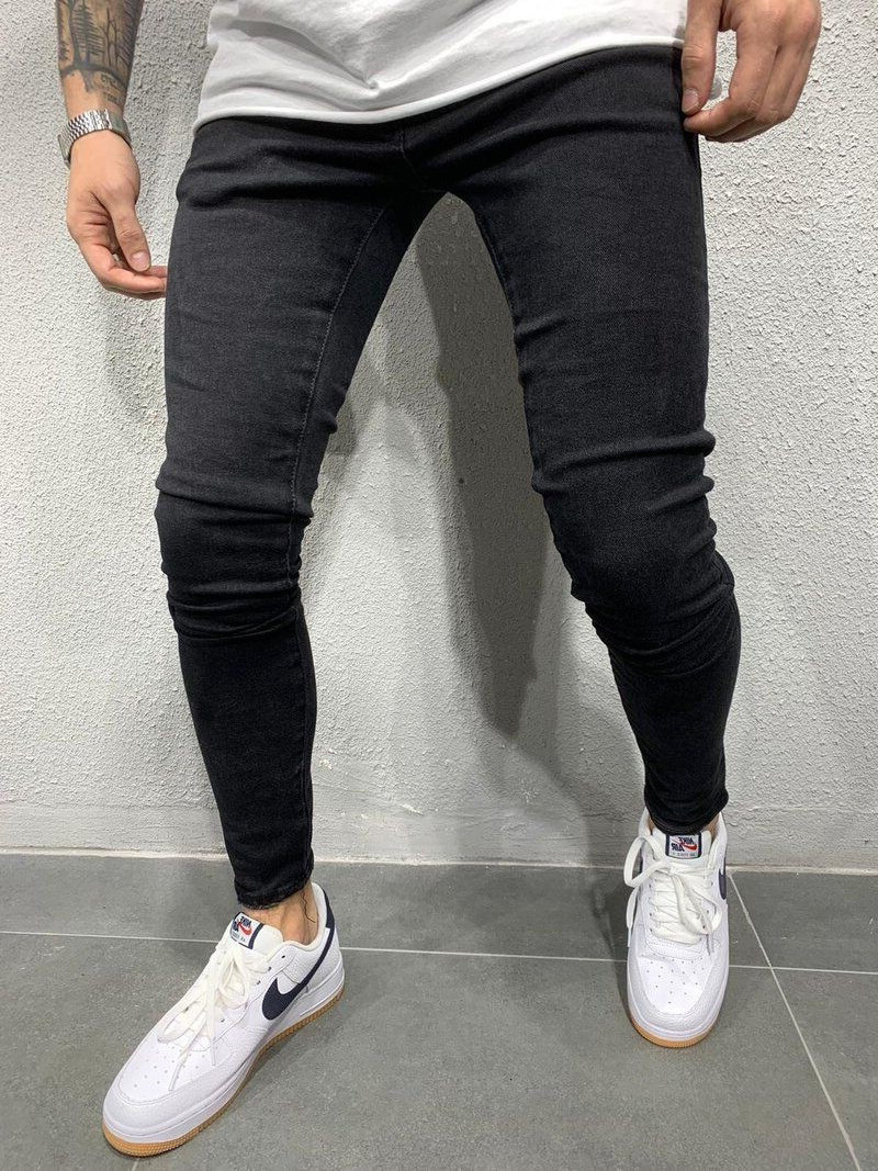 Factory Wholesale Good Quality Multi-pocket Leisure Pants Denim Jeans Skinny Jeans Men