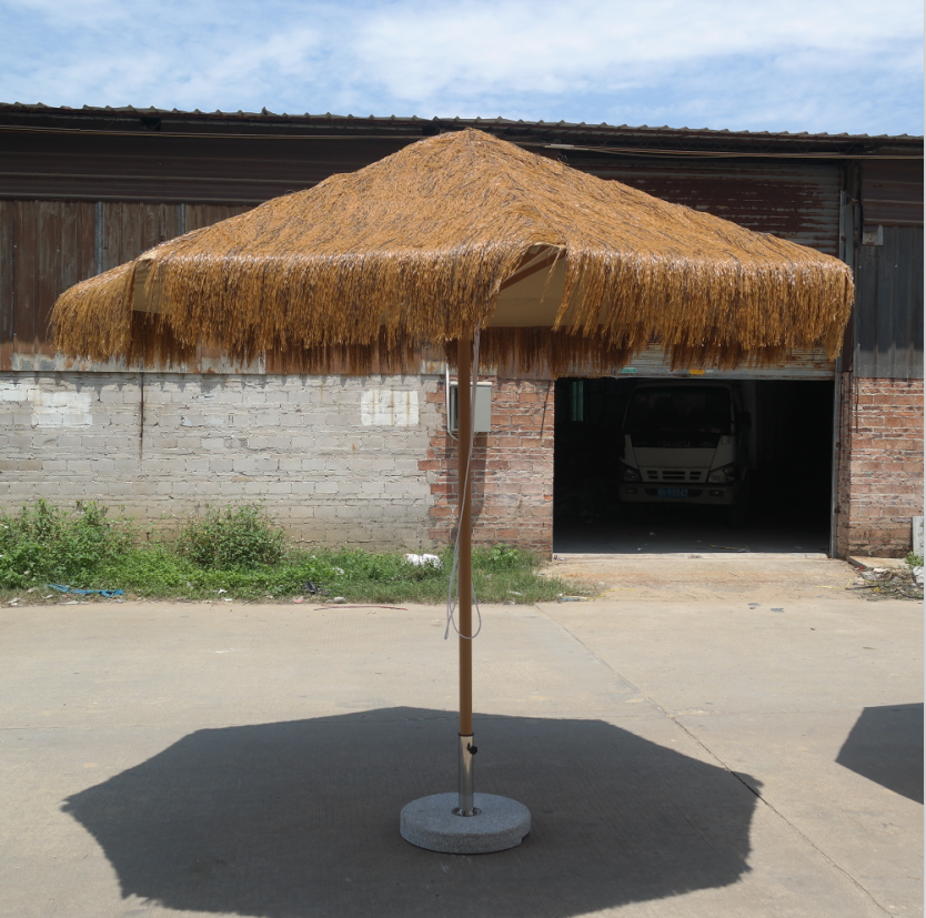 factory hot sale Hula Tiki palm leaf thatch beach hawaii umbrella