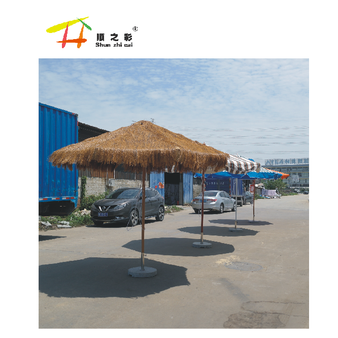 factory hot sale Hula Tiki palm leaf thatch beach hawaii umbrella