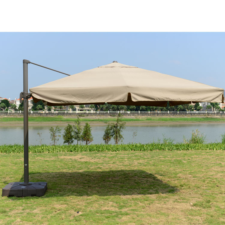 Hotel Sunshade Aluminum Rotatable Umbrella