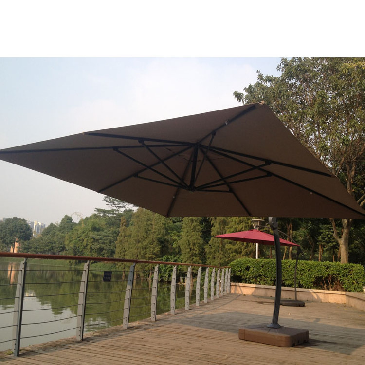 3M X 4M Square Patio Market Big Sun Umbrella