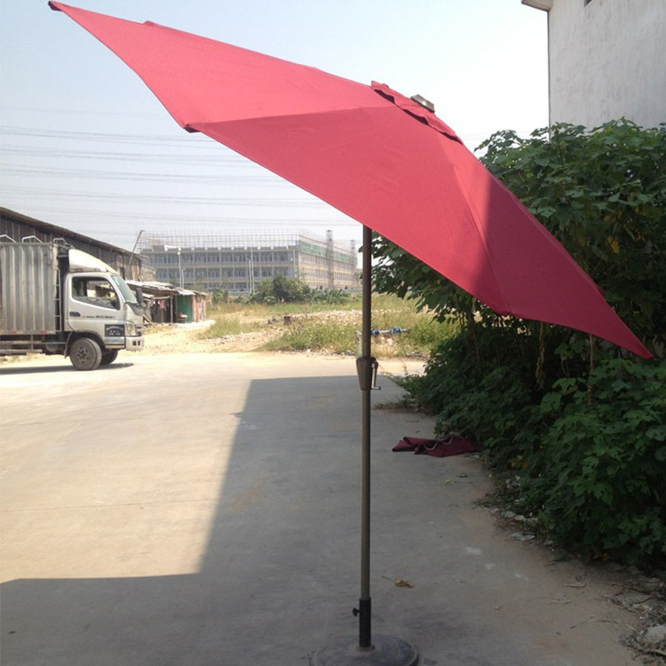 2 meter outdoor cafe umbrella Sun shade Garden umbrella for sale