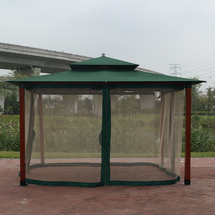 aluminum fashion rattan gazebo for leisure