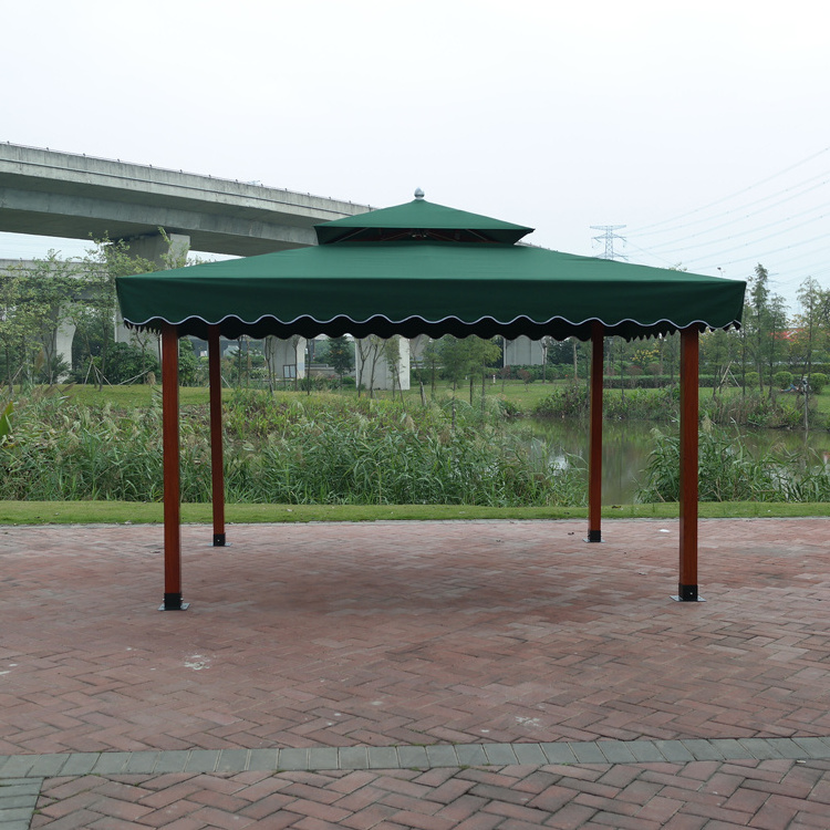 aluminum customized thatched roof gazebo made in China