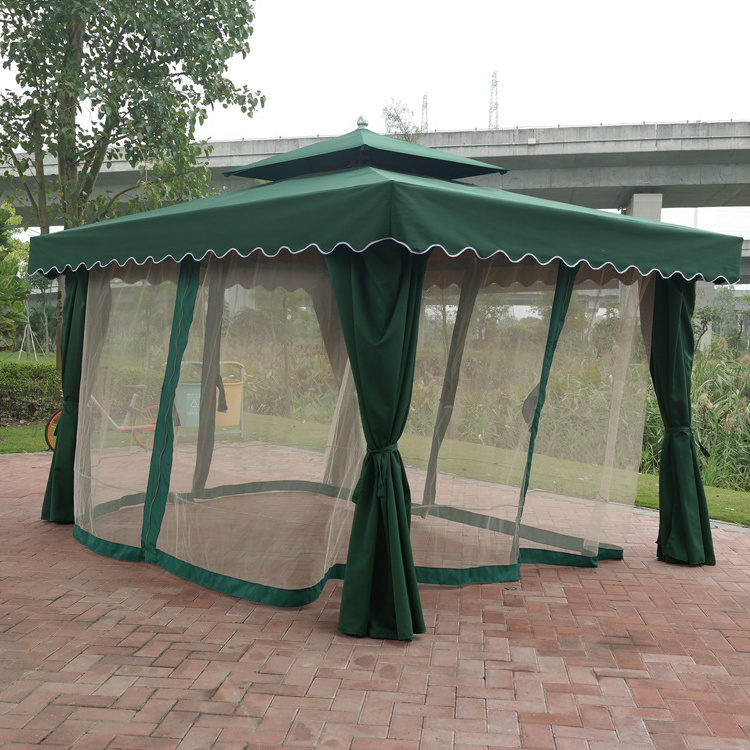 aluminum customized thatched roof gazebo made in China