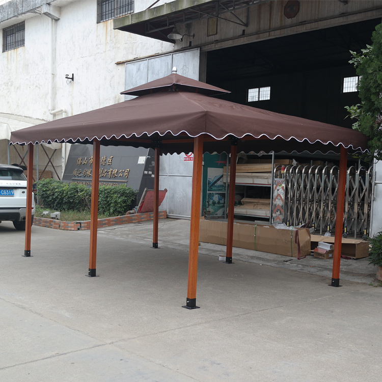 aluminum high class wind resistant gazebo garden furniture