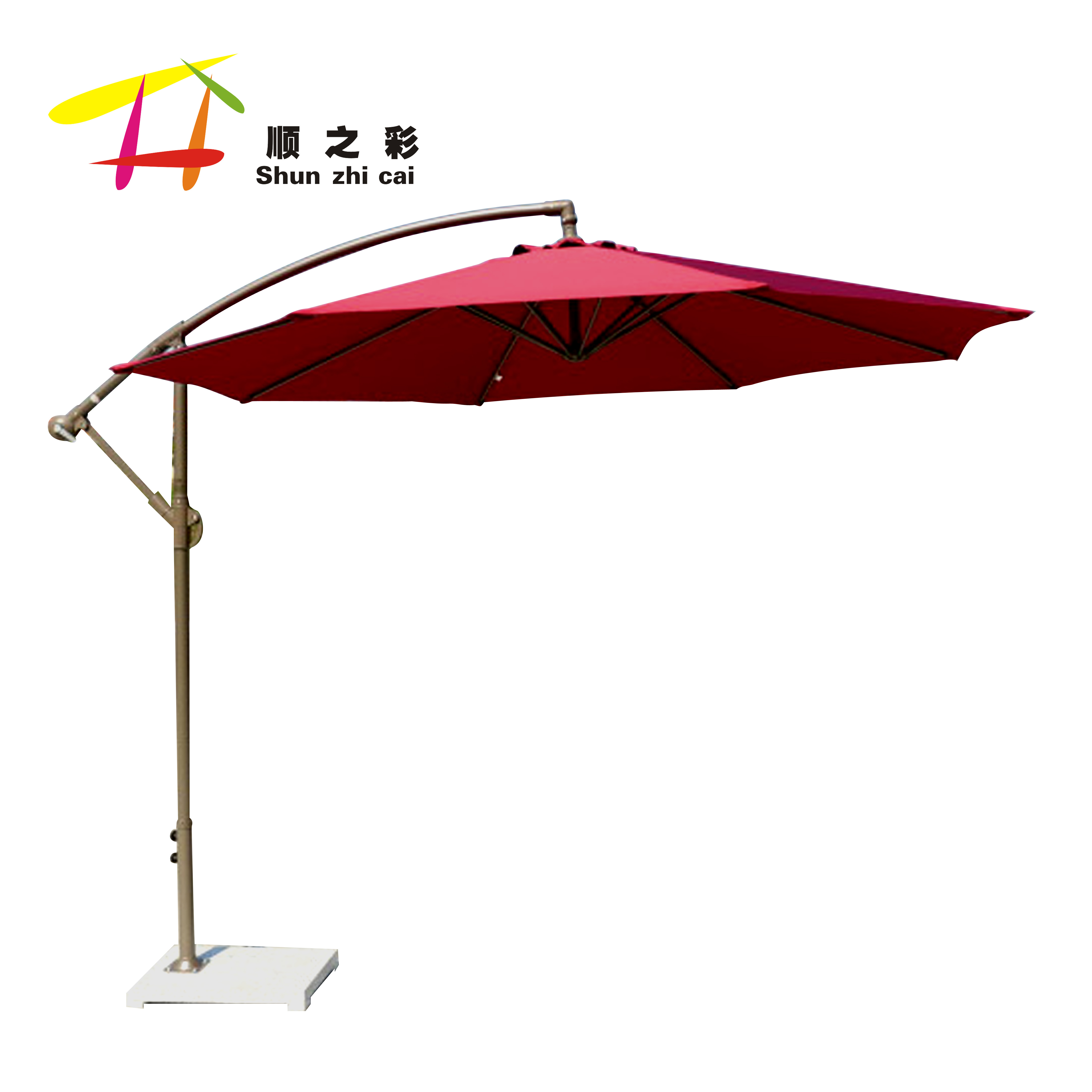 wholesale new design 3m cantilever patio outdoor umbrella for garder