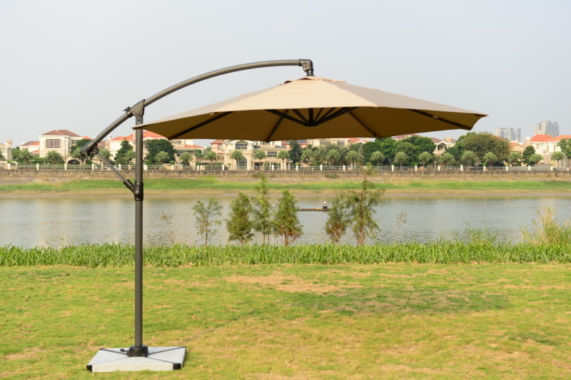 wholesale new design 3m cantilever patio outdoor umbrella for garder