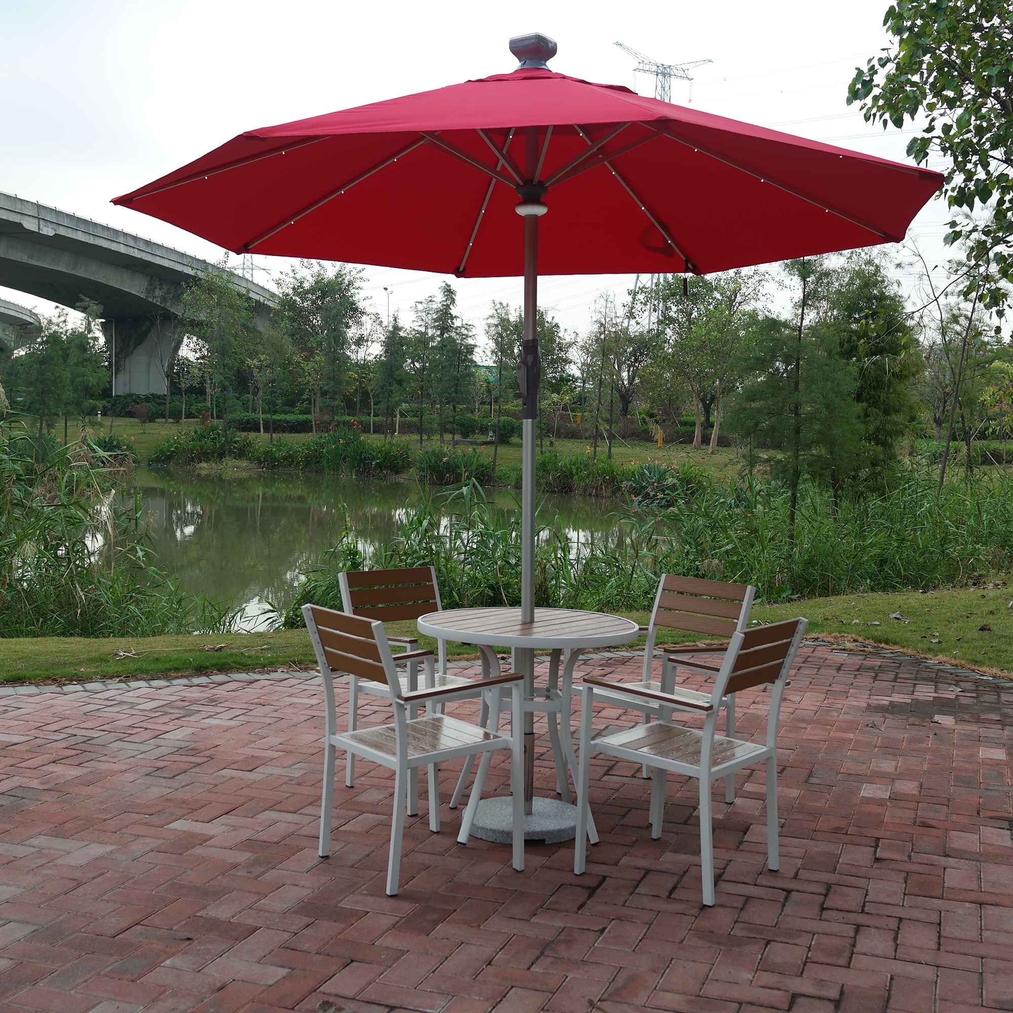 new design remote control auto open and close automatic patio umbrella