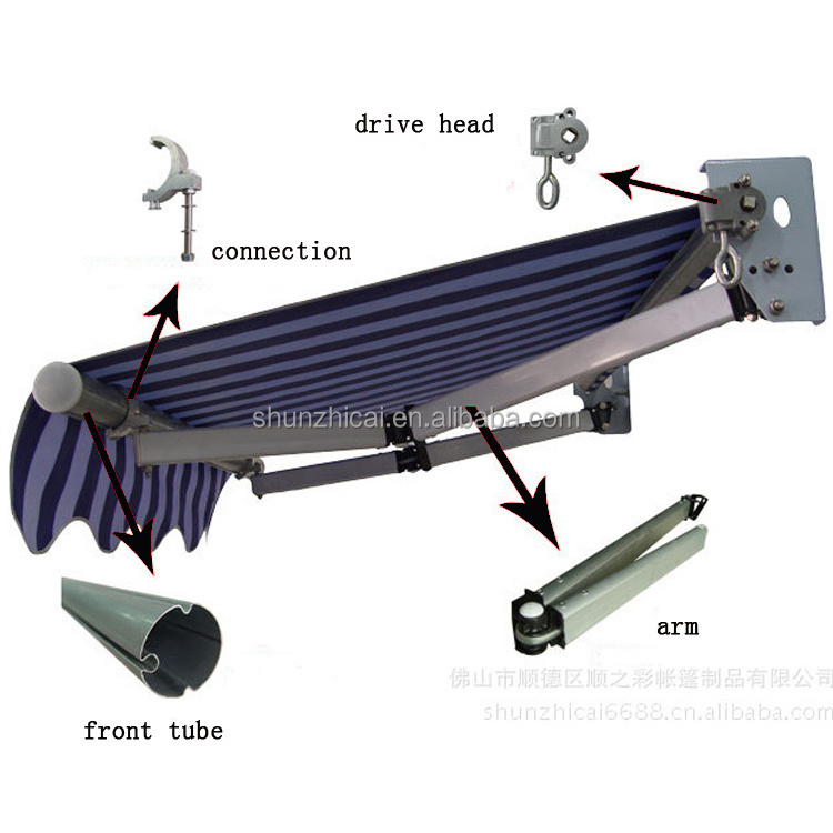 wind sensor manual, remote retractable diy iron door window canopy awning