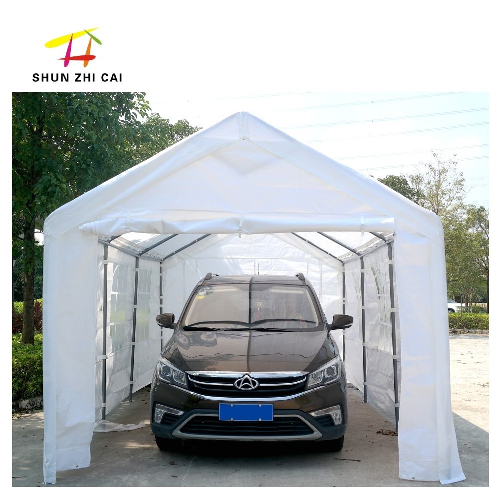 New design shade sail metal carport shades for 2 car parking