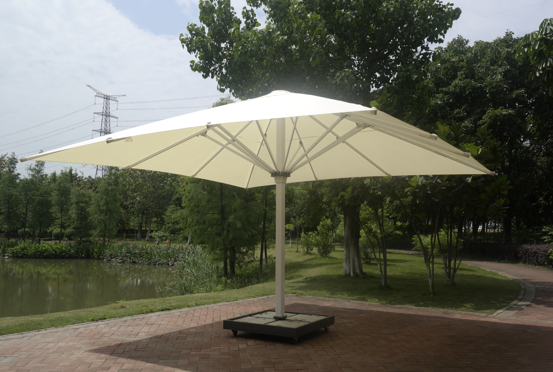 Factory Hot Sale Advertising Customization Logo Printing Poolside Garden Outdoor Aluminium Parasol Umbrellas