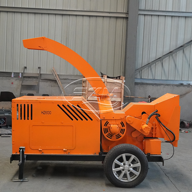 Diesel wood chipper machine Forest Machinery Chipper Wood Hammer Mill Wood Crusher Hammer Mill For Biomass