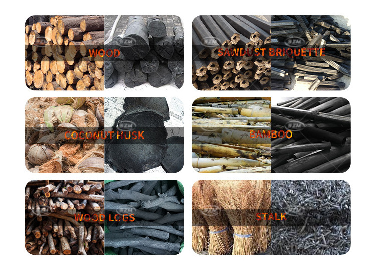 Non-smoke Charcoal Retort Kiln/ Biochar Stove Machine / Carbonization Furnace for Sale