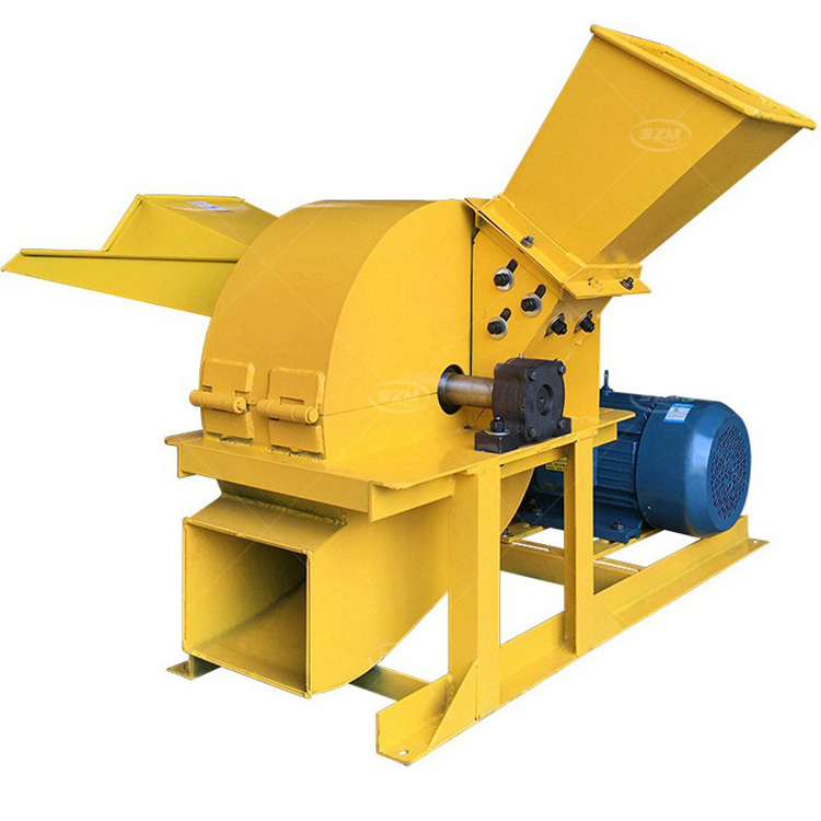 Diesel wood branch hammer mill crusher wood chipper hammer mill crusher mobile crusher Making Sawdust shaving machine