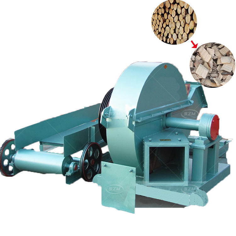 Diesel wood branch hammer mill crusher wood chipper hammer mill crusher mobile crusher Making Sawdust shaving machine