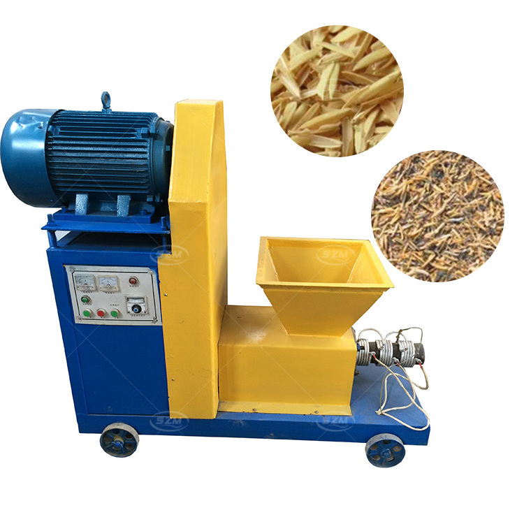 Charcoal/coal/coconut shell/sawdust/straw/rice husk rod shape briquettes Barbecue Coal rod extruder making pressing machine