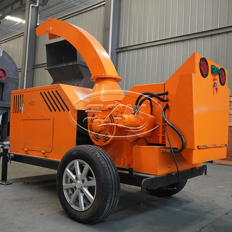 Diesel wood chipper machine Forest Machinery Chipper Wood Hammer Mill Wood Crusher Hammer Mill For Biomass