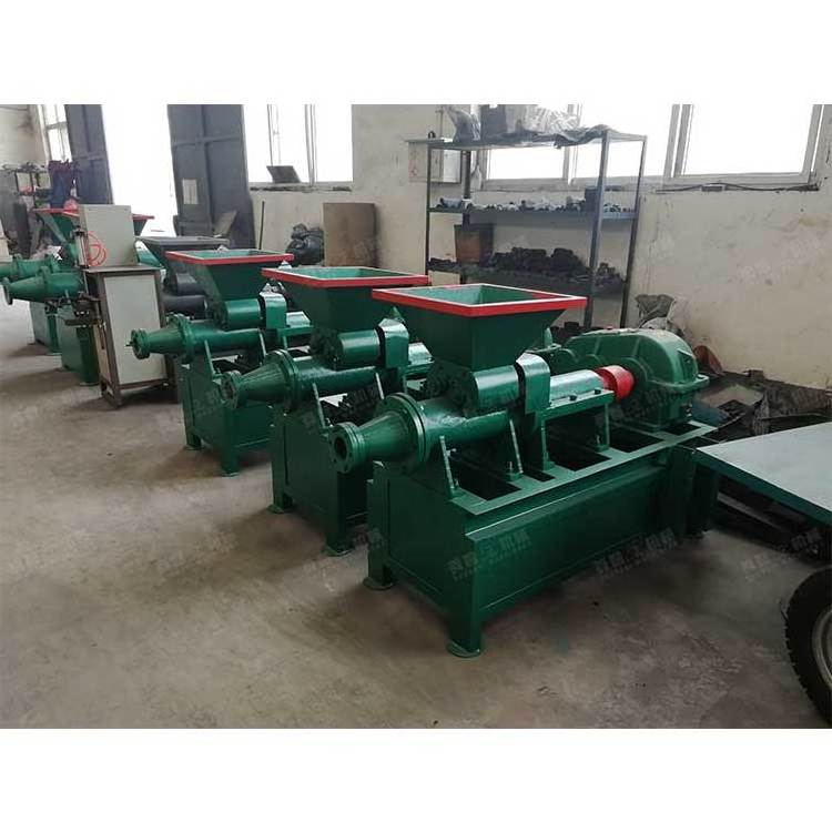 High pressure spiral screw hexagonal coal charcoal briquette extruder square shape briquette making machine