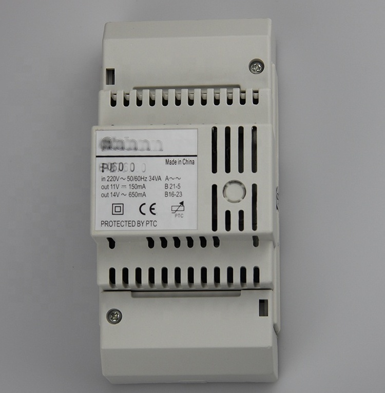 Multi-functions DIN-RAIL C45 Transformer Controller For Door Entry System 14VAC 12VDC Ring Generator Door Lock Control A/200R