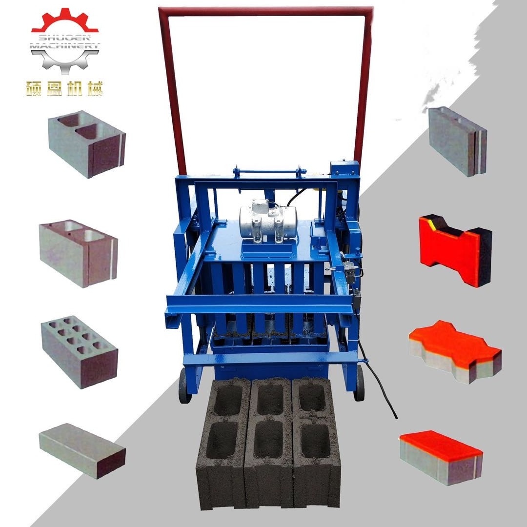 Concrete Hollow Brick Making Machinery Cement Block Machine