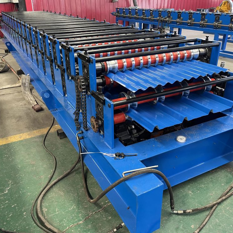 top quality roofing sheet making machine corrugated metal roof roll forming machine