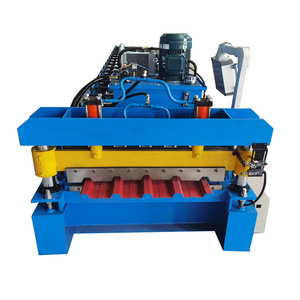 High Speed Double Layer Metal Steel Roofing Plate Iron Sheet Tiles Cold Roll Forming Making Machine