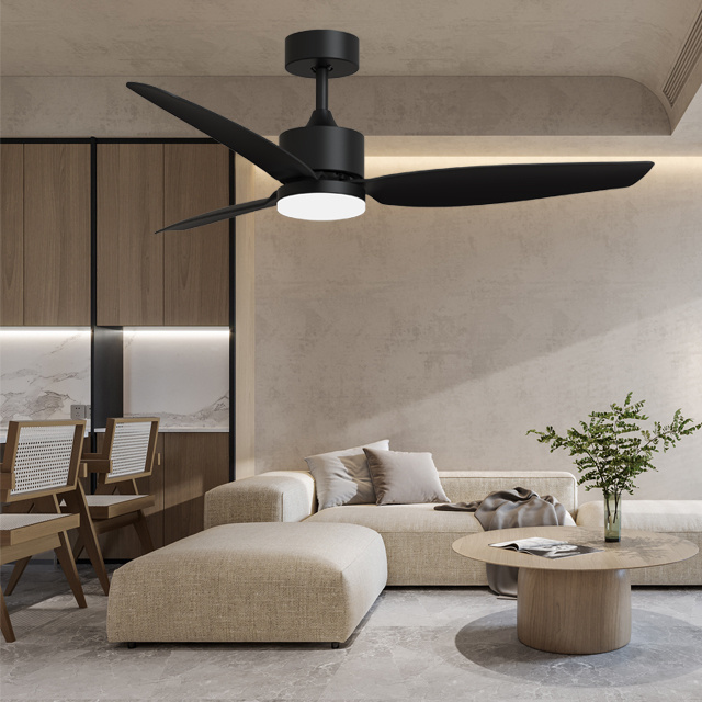 ceiling fan modern study room decorative white plastic blade Bldc inverter ceiling fan and ceiling fan lamp