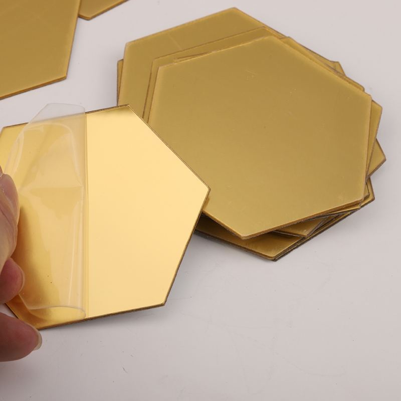 Shuohang Factory Different Thickness 1220*2440mm Gold Mirror Sheet Acrylic Sheet Plastic Acrylic PS Sheet for Sale