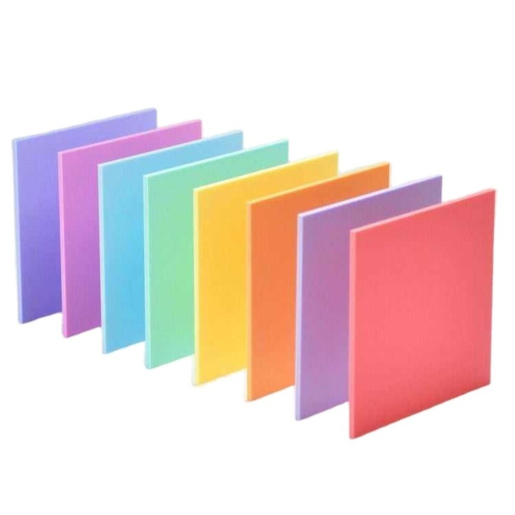 Shuohang Customized Colored 1mm 2mm 3mm A4 Acrylic Sheets for Laser Cut