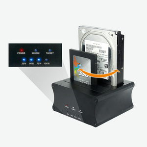 All in One Dual 3.5" / 2.5" Hard Drive HDD Docking Station USB 3.0 External Storage Enclosure