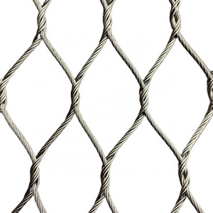 Stainless steel decorative rope mesh,woven cable mesh,316L wire rope net