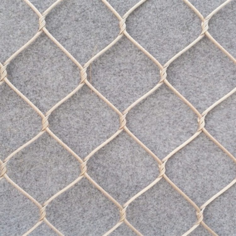 Stainless steel decorative rope mesh,woven cable mesh,316L wire rope net