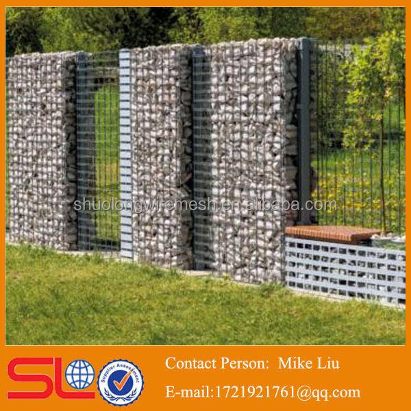 Hot sale in American market gabion fence Wire Mesh Gabion