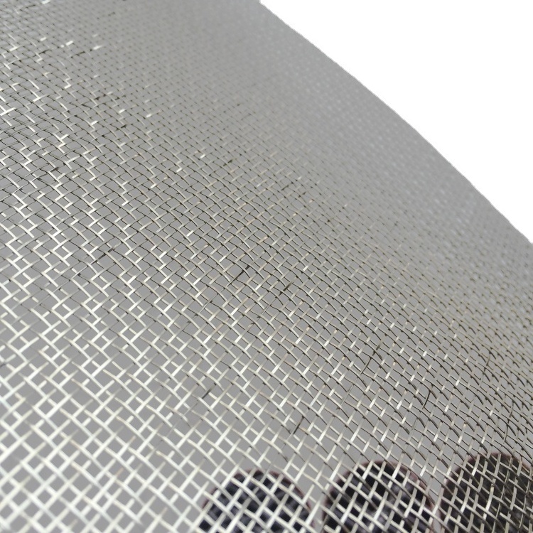 precious sleek light decorative architectural stainless woven wire metal fabric mesh