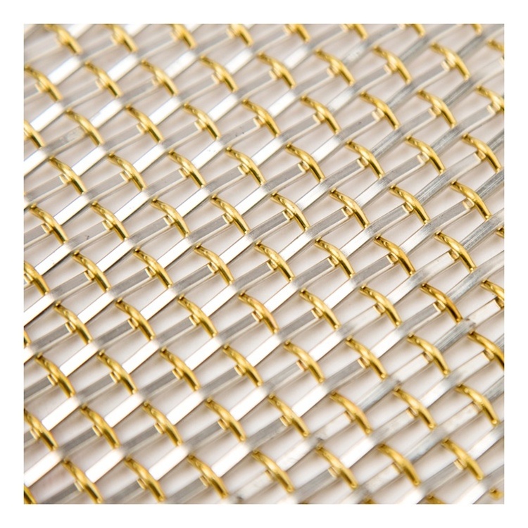 Architectural Woven Mesh For Decorative Ceiling Panel