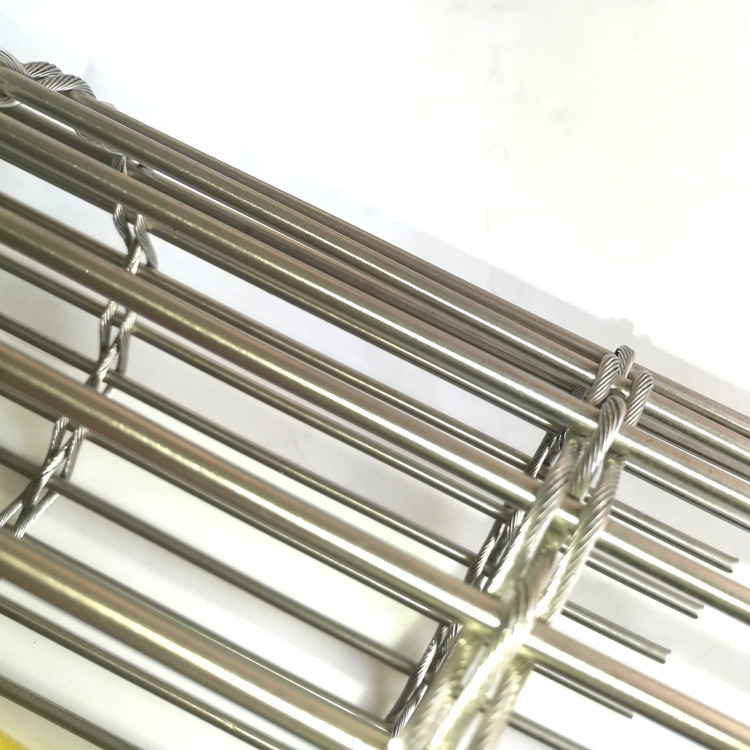 Laser cut stainless steel railings Metal mesh railings and handrails stair railings