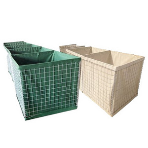 Metal mesh sand wall Hesco Barriers Price stainless steel High Quality hesco bag for Iron Wire Mesh sandbags wall barrier