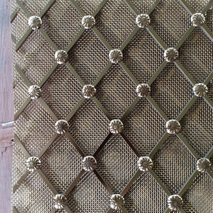 Stainless radiator grill cover mesh for furniture