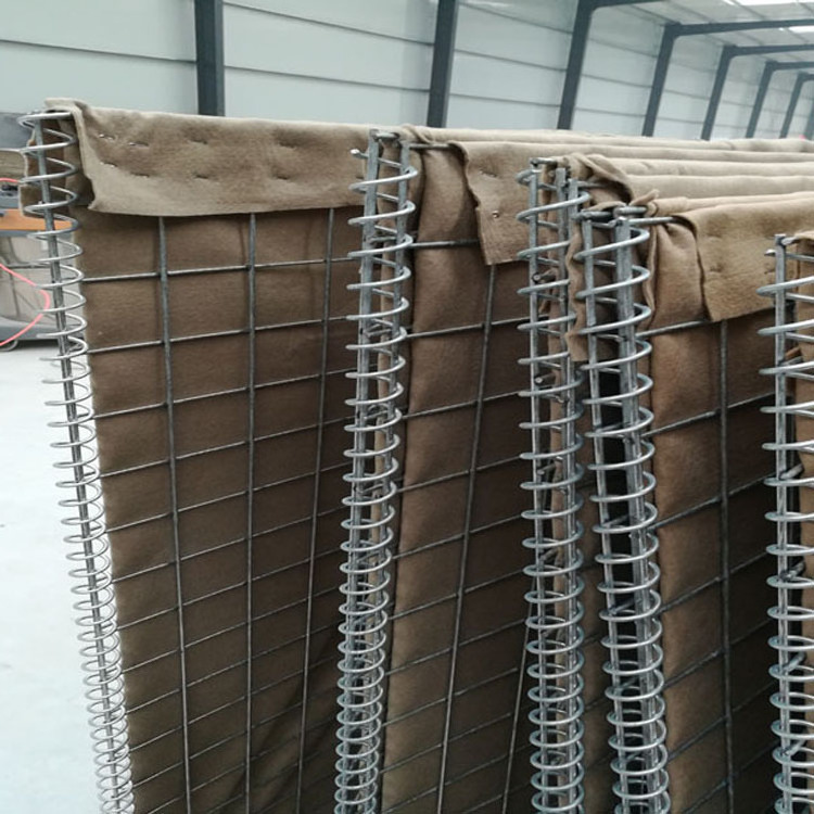 Metal mesh sand wall Hesco Barriers Price stainless steel High Quality hesco bag for Iron Wire Mesh sandbags wall barrier