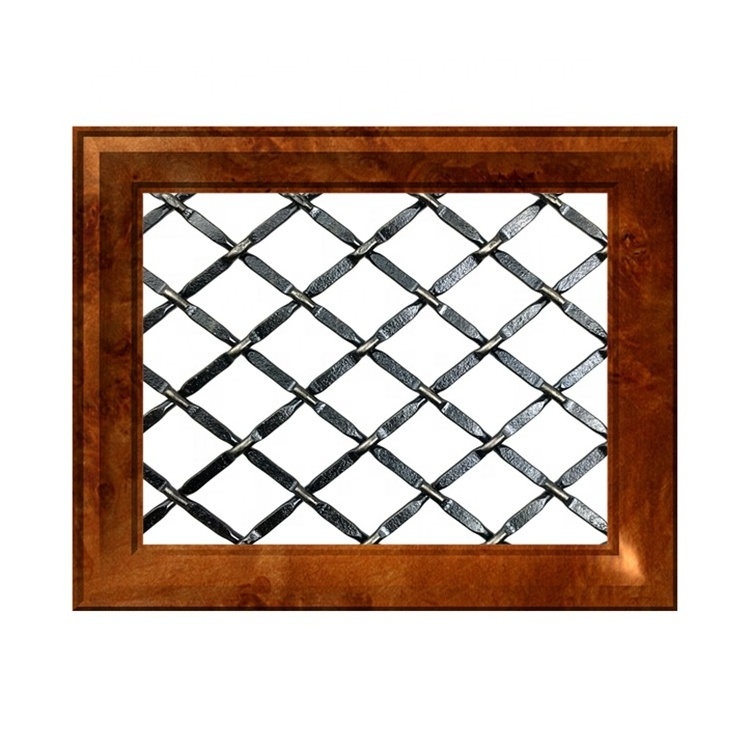 Black Diamond Metal Wire Mesh Screen For Cabinet Design