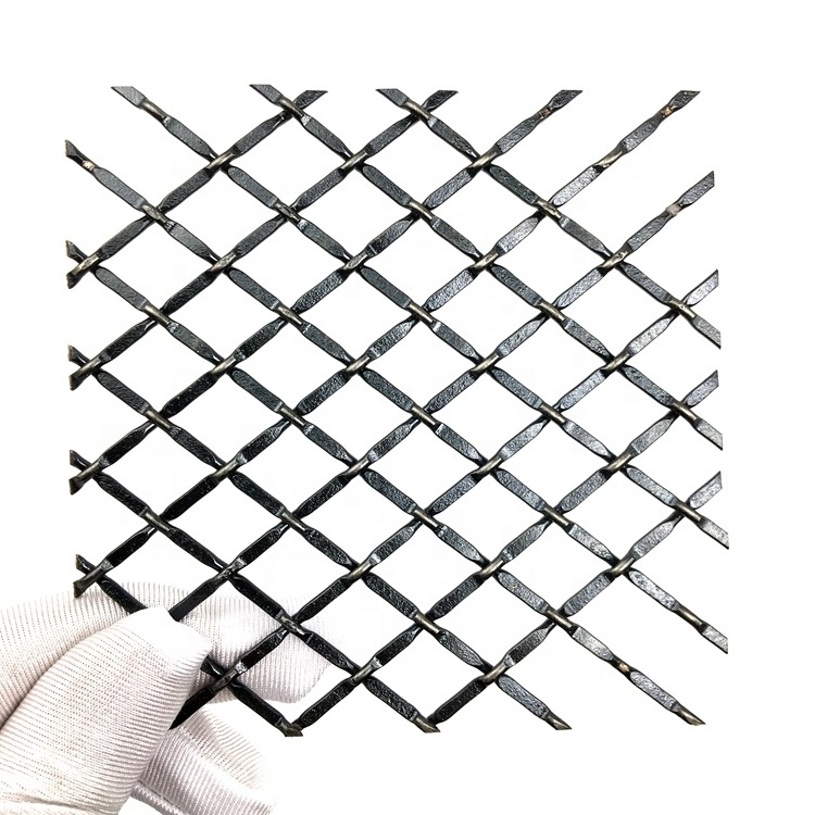 Black Diamond Metal Wire Mesh Screen For Cabinet Design