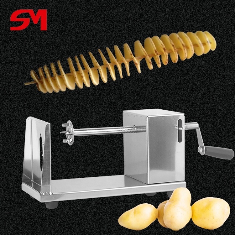 European market famous snack electric spiral potato cutter