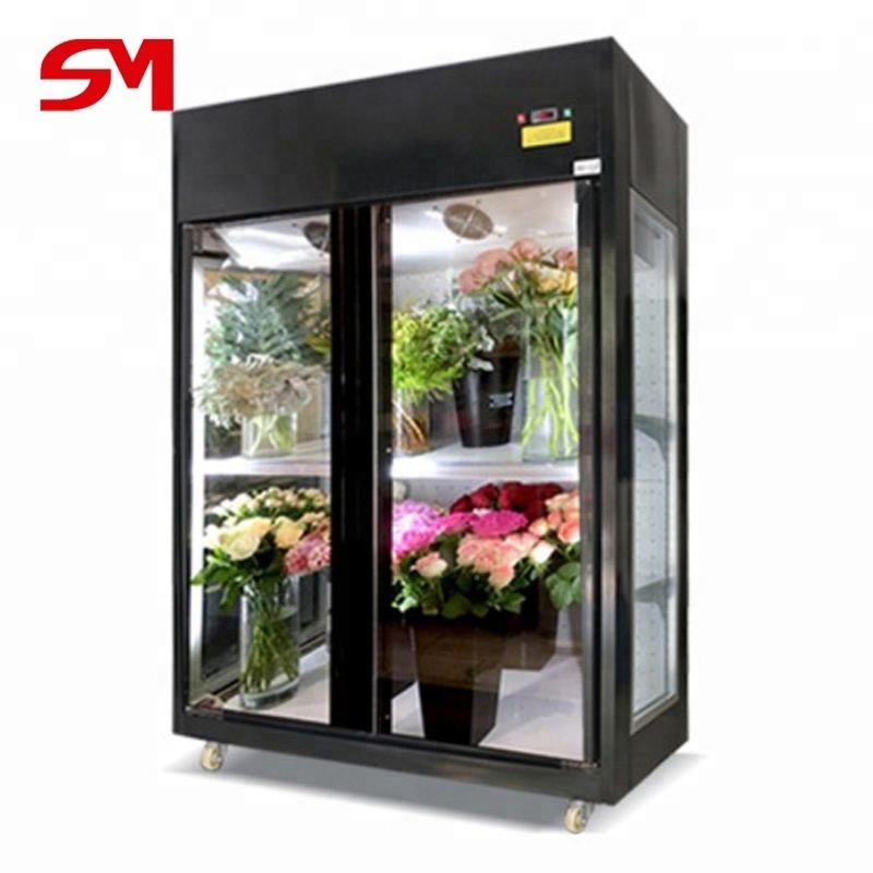 High capacity commercial flower refrigerator